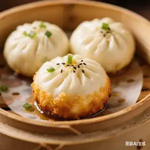 Šangajske pržene punjene knedle / 生煎包